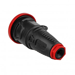 Vollgummi-Kupplung 250V, Federklappdeckel, IP44 PCE 2522-s/sr